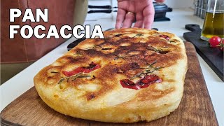 How to make a Perfect Focaccia in Pan  No Knead  No Oven [upl. by Craw]