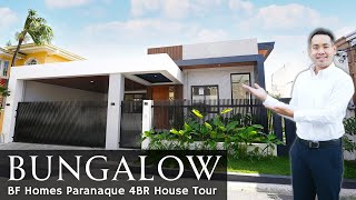 House Tour P89 · quotIs this the Best BUNGALOW for Sale in Paranaquequot · New BF Homes 4BR House amp Lot [upl. by Lane]