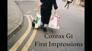 Contax G1  First Impressions [upl. by Ettevad]