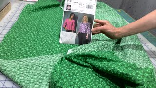 cutting out Butterick B5967 [upl. by Janel]