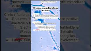 Chronic granulomatous disease [upl. by Grefe]