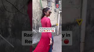 Bollywood Actress  Rakul Preet Singh Stuns In A Beautiful Red Traditional Outfit  News18  N18S [upl. by Osnola]