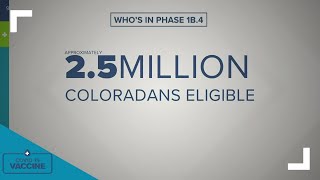 The state says about 25 million Coloradans can now get the vaccine [upl. by Notrub]