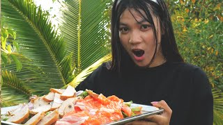 How to make papaya​ with Salmon [upl. by Morry]