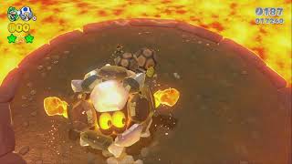 Super Mario 3D World  World 4  Lava Rock Lair [upl. by Byron]