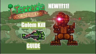 Terraria 14 UPDATED Golem Kill Guide [upl. by Bonnibelle]