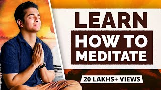 Meditation Techniques For Beginners  Meditation For Focus  Ranveer Allahbadia [upl. by Ynomrah]