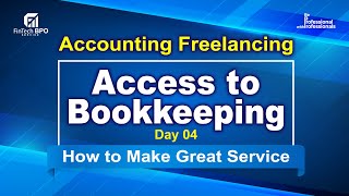 Accounting Freelancing Access 2 Bookkeeping Day4 [upl. by Aynik]