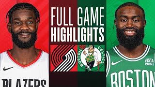 TRAIL BLAZERS at CELTICS  FULL GAME HIGHLIGHTS  April 7 2024 [upl. by Enair]