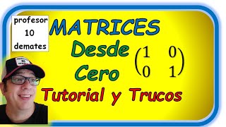 MATRICES Introducción 🔝 Conceptos básicos 🔥 Tipos Clasificación y Matriz Traspuesta [upl. by Htiek890]