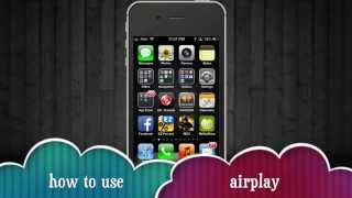 how to use airplay iphone ipod iPad [upl. by Thgiwed]