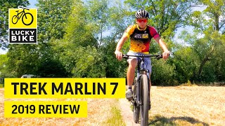 Trek Marlin 7 2019  Mountainbike Review [upl. by Ardnaxela968]