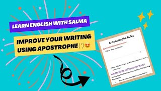 Improve your writing using Apostrophe    3 learnenglish [upl. by Sarette443]