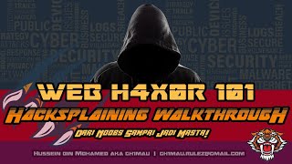 Hacksplaining Walkthrough [upl. by Dennet]