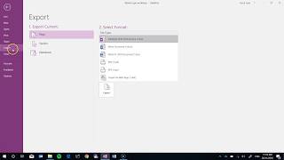 OneNote Class Notebooks  Exporting sections [upl. by Eldwon812]