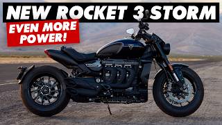 New 2024 Triumph Rocket 3 R amp GT STORM Editions Announced [upl. by Hogue]