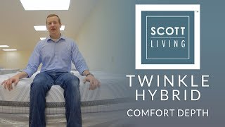 Restonic Scott Living Twinkle Hybrid Mattress Comfort Depth 1 [upl. by Dinin]