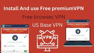 How To Install Browsec Free VPN  Use Browsec Free VPN Extension  Free Use premium VPNBrowsec VPN [upl. by Yllus]