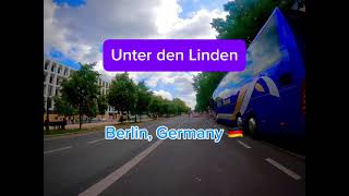 Unter den Linden—Berlin Germany 🇩🇪 [upl. by Suzetta737]