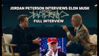 Jordan Peterson interviews Elon Musk Talking about God Trump woke ideology whats more important [upl. by Lenoel208]