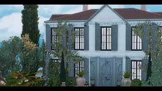 TARTOSA ARTISTS HOME ೃ࿐ Sims 4 speedbuild [upl. by Parcel377]