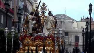 Procession of Pasos by Penitents Nazarenos During Holy Week in Seville [upl. by Shulem900]