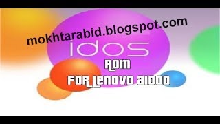 How To Install IDOS ROM On Lenovo A1000 ROM 51  Short Review [upl. by Herwick]