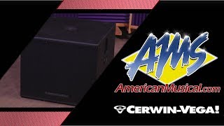 Cerwin Vega CVXL 118s Overview  American Musical Supply [upl. by Frederiksen]