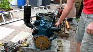 kubota 2 cylinder engine diesel start stop [upl. by Gunilla455]