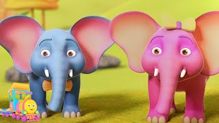 Ek Mota Hathi एक मोटा हाथी Hindi Cartoon Songs and Children Rhymes [upl. by Jaime212]