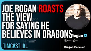 Joe Rogan ROASTS The View For Saying He BELIEVES IN DRAGONS He Changes His Twitter Bio [upl. by Animaj]