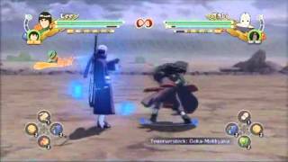 Naruto Storm 3 all PTS characters with their TS version vs Rinnegan Tobi Madara [upl. by Enrika]