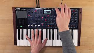 Korg multipoly Sound Demo no talking with custom and factory presets [upl. by Nico773]