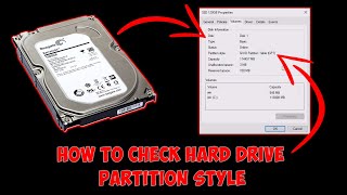 Check your Hard Disk Partition Style MBR or GPT on Windows [upl. by Fredie594]