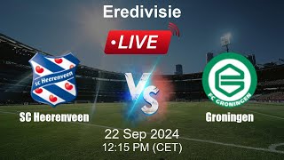 🔴 LIVE SC Heerenveen vs Groningen  Football Live Score  Netherlands Eredivisie [upl. by Charlotte]