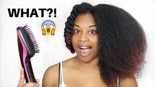 I CANT BELIEVE THIS BLOWDRYER BRUSH  Revlon One Step Hairdryer Review  Journeytowaistlength [upl. by Trilby]