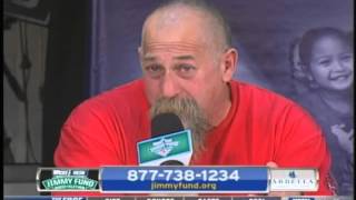 Jimmy Fund RadioTelethon 2012 Kevin Bradley talks about his treatment at DFCI [upl. by Yhtur]