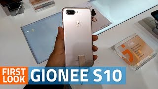 Gionee S10 First Look  Camera Specs and More [upl. by Niattirb]