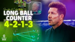 eFootball 2025  Long Ball Counter  Formation amp Custom Tactics  PC Gameplay [upl. by Deerc]