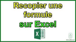 Comment recopier une formule sur Excel [upl. by Notsek]