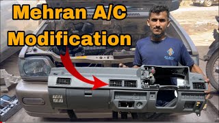 Mehran Ac ModificationMehran Ac InstallationMehran Heater Installation [upl. by Alexio]