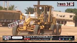 Lancement travaux daménagement du Boulevard Barthimée avec Mamadou Djité Maire Thiès Ouest [upl. by Drarej]