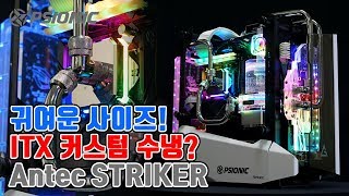 미니 ITX를 위한 안텍의 새로운 케이스 Antec STRIKER 커스텀 수냉 PC [upl. by Anilasor325]