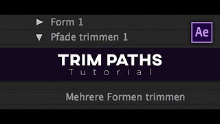 Die Basics von Trim Paths in Adobe After Effects  Adobe After Effects Tutorial [upl. by Gies]