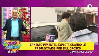 Ernesto Pimentel explota cuando le preguntamos por Bill Orosco [upl. by Violante]