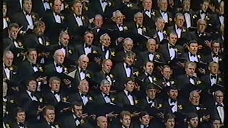 Treorchy Male Choir singing quotSanctusquot on St Davids Day 1989 [upl. by Chaing]