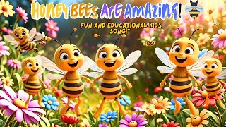 Honey Bees Are Amazing 🐝 Fun and Educational Kids Song  Nursery Rhymes Super Simple Songs [upl. by Shulman711]