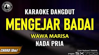 MENGEJAR BADAI  WAWA MARISA  KARAOKE DANGDUT  NADA PRIA [upl. by Ayk]