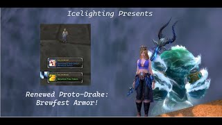 Renewed ProtoDrake Brewfest Armor  Finally Dropped for me day 7 of 10 lvl 70 characters trying [upl. by Dehnel389]