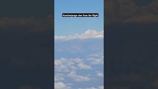 Kanchenjunga view from flight kanchenjunga mountain darjeeling kanchenjungaview bagdogra [upl. by Aveline]